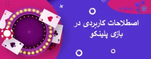 اصطلاحات کاربردی در بازی پلینکو