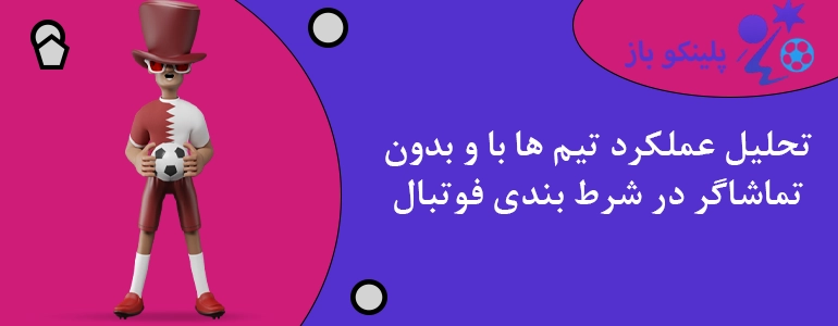 تحلیل عملکرد تیم ها با و بدون تماشاگر در شرط بندی فوتبال