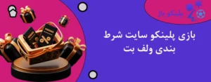بازی پلینکو سایت شرط بندی ولف بت